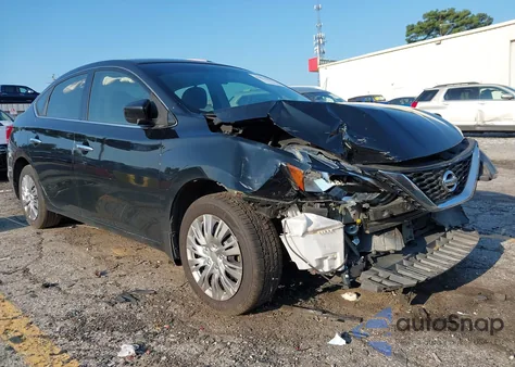 2016 Nissan Sentra S из США, поврежденный, VIN 3N1AB7AP2GY319082